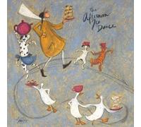 ArtPress Sam Toft Single Blank Greeting Card, The Afternoon Tea Dance, (15 x 15cm)