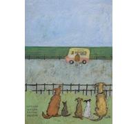 ArtPress Sam Toft Single Blank Greeting Card, Watching, waiting, hoping, praying (17 x 12cm)