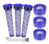 Artraise Filter For Dyson V8 V7, 3 Pre Filters & 3 Hepa Post Replacement Filters for Dyson V7/V8/V8+ Absolute Animal Motorhead SV10 Cordless Stick Vacuum, Replaces Part # 965661-01 & 967478-01