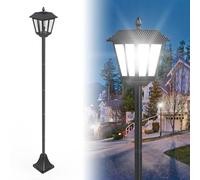 Artrastar Solar Lamp Post Outdoor, 1.8m Solar Garden Lights with White LED Lights, Waterproof for Pathway Driveway Patio, Decorative Lighting for Garden Path or Front Door, Victorian (1 Pack)