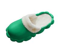ARtray Ladies House Slippers, Memory Foam Slippers For Women, Waterproof Non-Slip Indoor Outdoor Mules Slippers, Winter Warm Cosy Removable Cotton Slippers, Fuzzy Closed-Toes Home Slippers