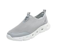 ARtray Men Sneakers 41 Men Shoes Summer Large Size Lightweight Hollow Mesh Outdoor Non-slip Leisure Running Shoes Men Shoes W, grey, 8 UK