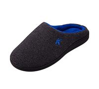 ARtray Men's Cosy Memory Foam Flip Flop Slipper, Super Warm Winter Comfort Slippers, Diabetic Slippers Men Wide Fit, Classic Fashion Memory Foam Plush House Slippers, Soft Plush Bedroom Slippers