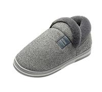 ARtray Men's Memory Foam House Slippers, Classic Bedroom Shoes With Plush Lining, Casual Work Office Comfort Shoes, Cozy Soft Furry Slippers Shoes For Indoor Outdoor, Winter Essentials For Men