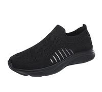 ARtray mens shoes ankle height shoes summer shoes large size lightweight comfortable non slip casual running shoes mens shoes 11, Black, 9 UK
