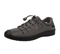 ARtray Men's Shoes Sporty Winter Fashion Winter Men's Snow Boots Flat Bottom Non-Slip Waterproof Elastic Lacing Plain Warm and Comfortable Men's Shoes Summer, 1 Khaki, 10 UK