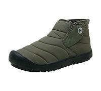 ARtray Orthopaedic Lovers Shoes Boots for Men Boys Short Bootie Outdoor Winter Warm Shoes Ankle High Snow Boots Men, Green 5, 9 UK