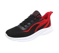 ARtray Performance Men's Trainers, Breathable Trainers, Fashion School Shoes, Teenagers, Athletics Training Shoes, Breathable Mesh, Lightweight Fitness Shoes, Outdoor Lace-Up Running Shoes, a, 11 UK