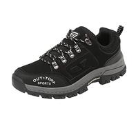 ARtray Sneaker High Men's Zip Fashion Four Seasons Men's Hiking Shoes Flat Bottom Non-Slip Lacing Comfortable Medieval Clothing Men's Shoes, black, 7 UK