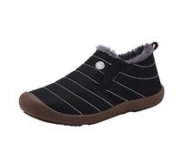 ARtray Snow Boots Women's Waterproof 42 Lovers Shoes Boots for Men Boys Short Bootie Outdoor Winter Warm Shoes Ankle High Snow Boots Shoe Boxes Stackable, C Black, 9 UK