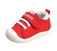 ARtray Todder Shoes Children's Boots Boys Girls Hiking Shoes Infant Trainers Non-Slip First Hiking Shoes Breathable Mesh Shoes 6 9 12 18 Months Boy Shoes 1 Year, red, 8 UK Child
