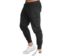 ARtray Tracksuit Bottoms for Men Hiking Trousers Mens Gym Joggers Sweatpants Causal Slim Fit Running Trousers Lightweight Breathable Training Pants Comfortable Elastic Waist Drawstring Pants Black