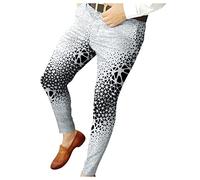 ARtray Trousers for Men Slim Fit, Skinny Stretch Chinos Trousers, Fashion Pattern Printed Party Pants, Durability and Comfort Training Pants, Expandable-Waist Straight Leg Pants, Home Office White