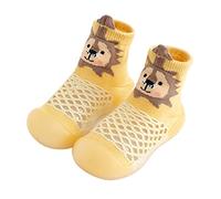 ARtray Women's Sports Shoes Trainers Baby Boys Girls Animal Prints Cartoon Socks Shoes Toddler Breathable Mesh Floor Socks Non-Slip Prewalker Shoes Children 32, yellow, 1.5 UK Child