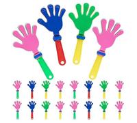 Arts And Crafts for Adults 20 Packs Hand Clappers Noise Makers Party Plastic Clapper Cheer Clappers For Holiday Events Sporting Events Mixed Colors Kids Arts And Crafts Ages 4-8 (19x9x1. 1)