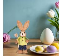 Arts And Crafts for Kids 4-6 Easter Handmade DIY Woven Straw Bunny Craft Kit - Easter Decoration Couples Activity Home For Adults Diy Crafts Adults Bulk (E, 35cm)