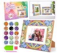 Arts and Crafts for Kids Age 6 7 8 9 10 11 12 Year Old Girls Diamond Art Mosaic Frame Gifts for 8 9 10 Year Old Girls Craft Kits for Kids Birthday Presents Decorate Your Own Photo Fram for Ages 6-12