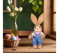 Arts And Crafts for Kids Ages 8-12 Girls Birthday Handmade DIY Woven Straw Bunny Craft Kit - Easter Decoration Couples Activity Home For Adults Arts And Crafts Kids Ages 2-4 Girls (D, 35cm)