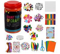 Arts and Crafts for Kids Craft Kits Art and Craft Supplies Materials Art for Toddlers Childrens Craft Sets DIY Crafting Supply Kindergarten School Home Activity Pack Craft Kit for Kids Age 4 5 6 7 8 9