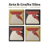 Arts & Crafts Tiles: Made by Motawi Tileworks 2027 Mini Wall Calendar