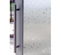 Artscape Etched Leaf 61 x 91 cm Window Film - Provides Decorative Privacy, Non-Adhesive, Textured Glass Pattern, UV Protection, Easy to Apply and Removable