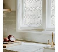 Artscape Old English | Privacy Window Film with Textured Leaded Glass Pattern | Non-Adhesive & UV Protection | Easy to Apply & Removable | 61 x 91 cm