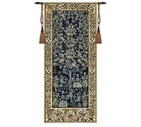 Artsence Tapestry BLUE William Morris Tree of Life Fine Art Tapestry Wall Hanging 100% Cotton Size 28"x63"