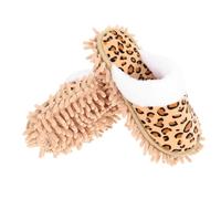 ARTSEWPLY 1 Pair Chenille Mop Slippers for Home Cleaning Washable Sweeping Shoes Reusable Dust Sweeping Slippers Practical Floor Cleaning Footwear Comfortable Durable Design