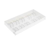 ARTSEWPLY 10 Pairs Black Fiber Practice Eyelash Strips for Eyelash Training Long Natural False Lashes Designed to Improve Operation Level for Beauty Salons