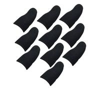 ARTSEWPLY 10 Pcs Breathable Finger Sleeves for Gaming Anti-sweat Screen Touch Finger Covers Elastic Cots for Mobile Phone Game Score Comfortable Fit