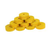 ARTSEWPLY 10 pcs Wooden Craft Wheels with Central for Easy Attachment Smooth Polished Wooden Wheels for DIY Model Cars and Motor Skills Development Versatile Wood Spindles for Crafts