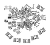 ARTSEWPLY 10 Set Guitar String Retainers for Electric Guitars Headstock String Buckles with Durable Construction Easy to Install Silver Tone Accessories