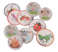 ARTSEWPLY 10 Sheets Cartoon Potty Training Decals for Temperature Sensitive Color Changing Stickers with Animal Designs Fun Toilet Training Aid for Boys