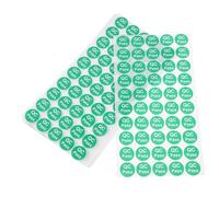 ARTSEWPLY 1000pcs Round Pass Label Stickers for Quality Control Warehouse Inventory Management Product Approval and Stock Organization Adhesive Tags