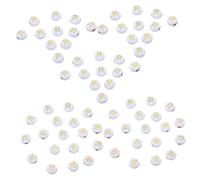 ARTSEWPLY 100pcs Acrylic Flat Round Letter Beads for Bracelet Making White Base with Gold Alphabet Smooth Polished Spacer Beads for DIY Jewelry Necklaces Keychains Creative Craft Accessories