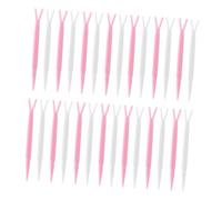 ARTSEWPLY 100Pcs Double-fold Eyelid Sticker Forks Y-shape Cosmetic Accessory for Hooded Eyes Makeup Application Portable Tool for Women and Random Colors Random Color