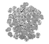 ARTSEWPLY 100pcs Five Element Pendant Charms Vintage Chinese Wood Fire Water Symbols for Jewelry Making Crafting Accessories Necklace Bracelet Earrings DIY Elegant Retro Style