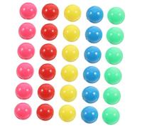 ARTSEWPLY 100pcs Hollow Plastic Counting Balls Colorful Math Manipulatives for Elementary Probability Experiments and Marble Run Educational
