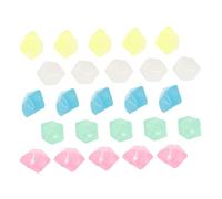 ARTSEWPLY 100pcs Luminous Fish Tank Bottom Stones Small Diamond-shaped Glowing Pebbles Aquarium Landscape Decor Colored Artificial Aquarium Stone for Fish Tank Scenery