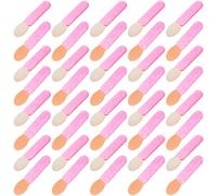 ARTSEWPLY 100pcs Mini Eyeshadow Applicator Brush Set with Lip Makeup Brush for Travel and Daily Makeup