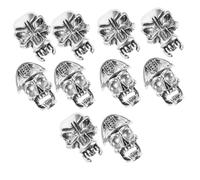 ARTSEWPLY 10pcs Antique Pattern Hair Braids Accessories Alloy Braid Hair Cuffs with Good Luster and Sturdy Design for Men and Women Daily Use Cosplay