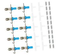 ARTSEWPLY 10pcs Automatic Rabbit Water Feeder Dual Spring Type Rabbit Spring Drinker Easy to Clean and Connect Water Dispenser Chinchillas Ferrets