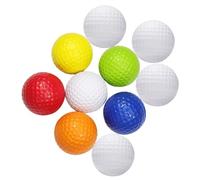 ARTSEWPLY 10Pcs Blank Golf Balls for High Elasticity Wear Resistant Practice Balls for Training and Fun Promote Interest Golf Random Color