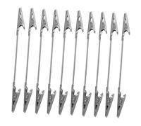 ARTSEWPLY 10pcs Double Head Metal Alligator Clips for Photo Display and Memo Holding Strong Dual Clip Design for DIY Crafts Desk Decor Office and Home Use