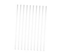 ARTSEWPLY 10pcs Heat Resistant Glass Stirring Rods Solid Cocktail Mixing Sticks for Scientific Experiments Chemistry Physics Biology Kitchen Use Smoothies Coffee Milk Tea