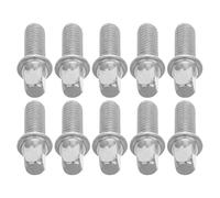 ARTSEWPLY 10pcs M6x15mm Silver Drum Screws Kit for Electronic Drum Kit Percussion Hardware Snare Repair Screws Mounting Accessories for Sets and Workshop