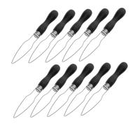 ARTSEWPLY 10pcs One Hand Dressing Button Hooks with Plastic Handle Quick Button Threading Tool for Seniors Zipper Pull Accessory for Home Party Festival Use