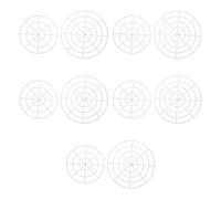 ARTSEWPLY 10pcs Plastic Fermenting Jar Mesh Presser Plates Set with 5 Small (ø9.7cm) 5 Extra Small (ø7.9cm) Mesh Grids for Vegetable Fermentation and Pickling Jars