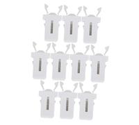 ARTSEWPLY 10pcs Push Type Garbage Can Lock Buckles Lightweight Trash Bin Press Replacement Clips Easy Install Trash Can Latch for Kitchen Office Student Apartments White Accessories