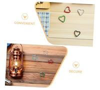 ARTSEWPLY 10pcs Star Keychain Clip for Backpack Heart Keychain Clip Star Shape Carabiner Heart Shaped Key Carabiner for Keys Cute